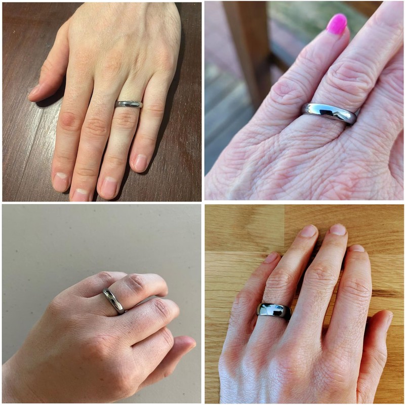 MJ Metals Jewelry 5mm Mirror Polished Comfort Fit Ring Tungsten