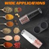 Rechargeable Electric Salt and Pepper Grinder Set,Tipuci Coarseness Adjustable LED