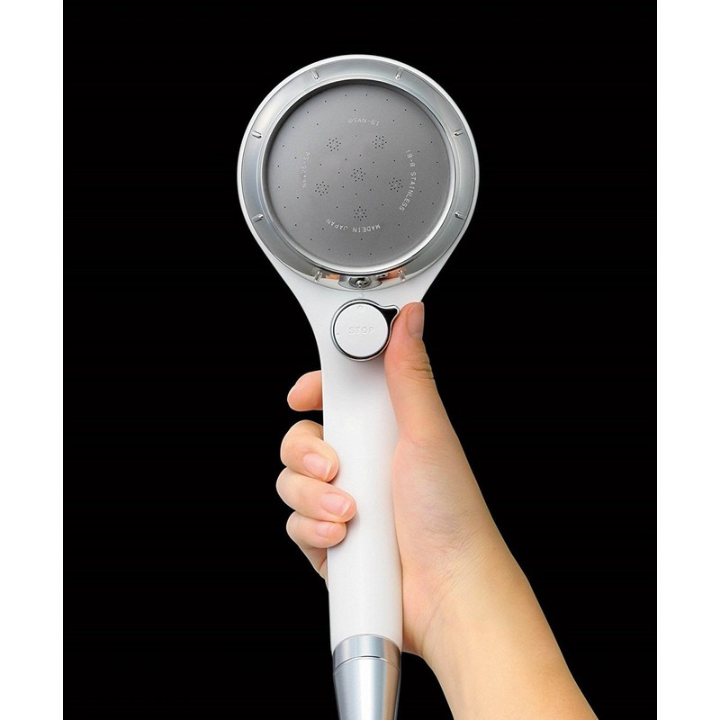 SANEI PS3032-80XA-PGP Adjustable Shower Head, Adjustable Momentum and Temporary Stop,