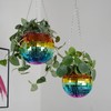 Bubblegum Stuff Disco Ball Hanging Planter Rainbow Edition - Hanging