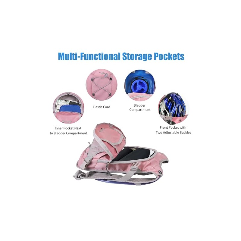Zavothy Hydration Backpack with 2L Hydration Bladder Water Backpack for