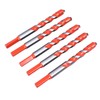 5PCS Twist Drill Bits 16.2mm Straight Triangle Shank Cemented Carbide