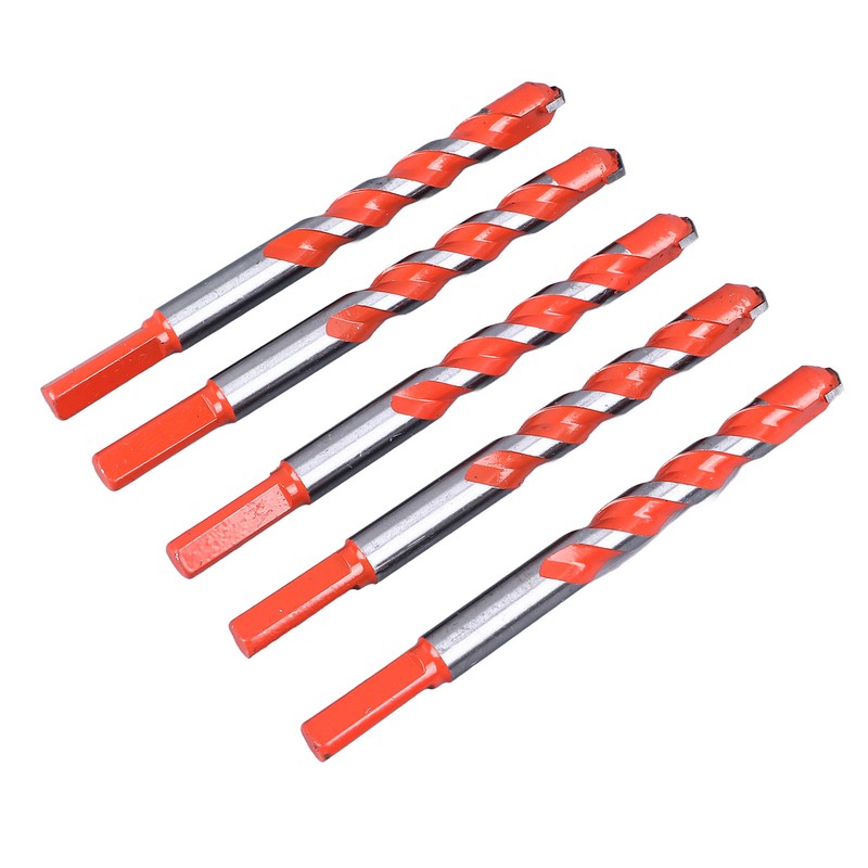 5PCS Twist Drill Bits 16.2mm Straight Triangle Shank Cemented Carbide