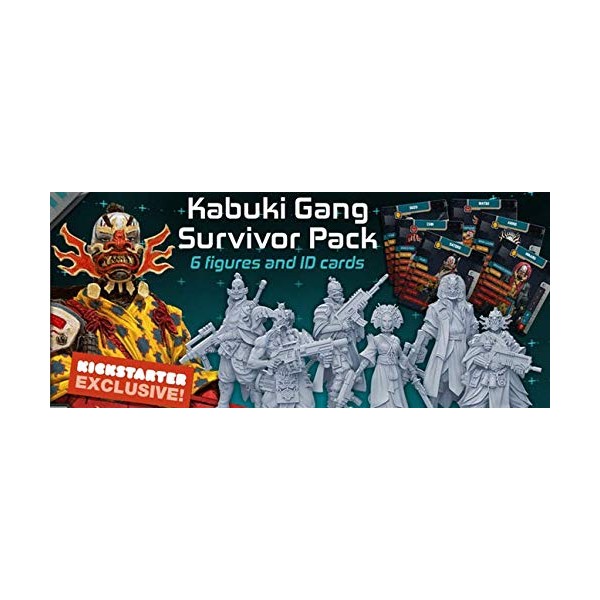 Zombicide: Invader Kabuki Gang Survivor Pack (Kickstarter Exclusive)