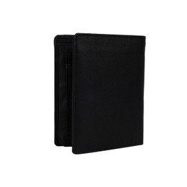 M-Collection Unisex - Adult Milia Scheintasche (HF) Wallets Black Schwarz (black 900) Size: 10x13x1 cm (B x H x T)