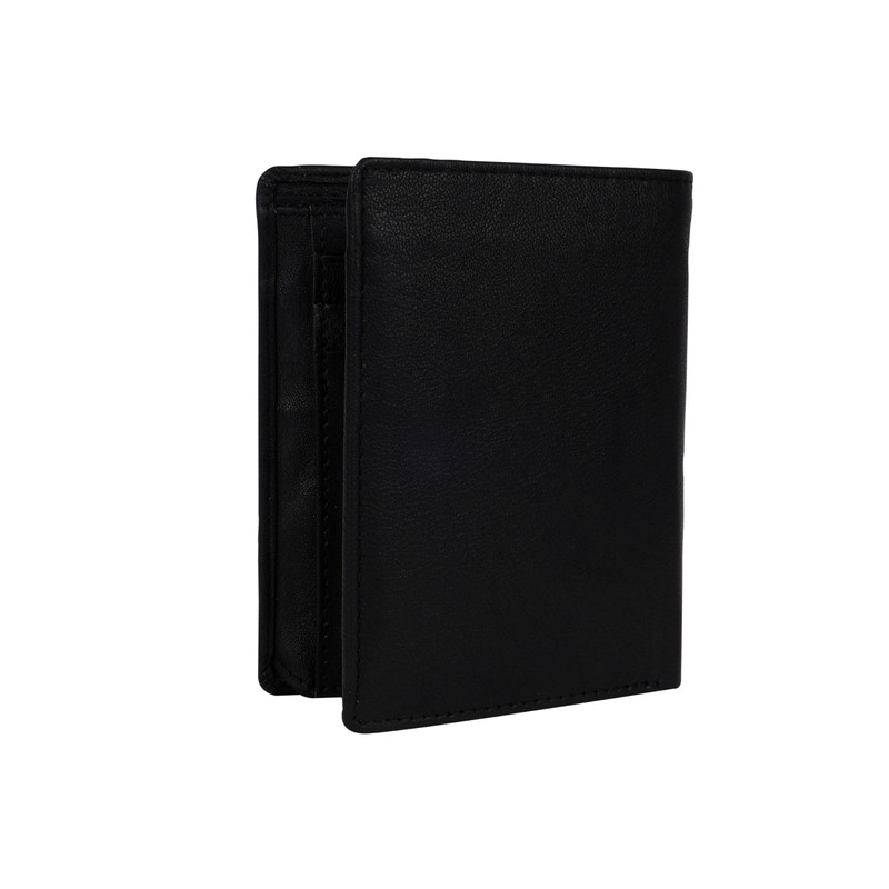 M-Collection Unisex - Adult Milia Scheintasche (HF) Wallets Black Schwarz