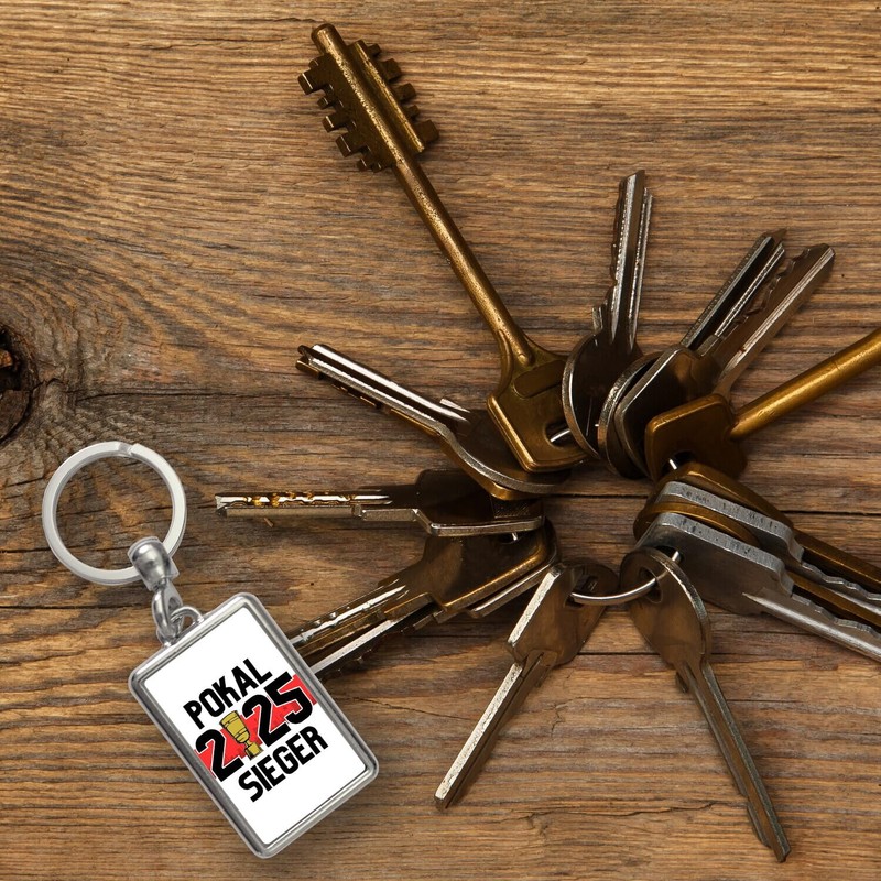 speecheese Stuttgart Cup Winner 2025 Keyring Football Fan Item -