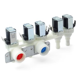 WH23X29553 Clothes Washer Water Inlet Valve Replacement for GE GFW650SPN0SN GFW650SSN0WW GFW850SPN0RS GFW850SSN0WW GFW650SPN1SN Parts Replace AP6983554 PS12743643 EAP12743643 PD00067381 0024000126GA