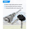 Front Door Lock Cylinder Set Kit with 2 Keys Fit