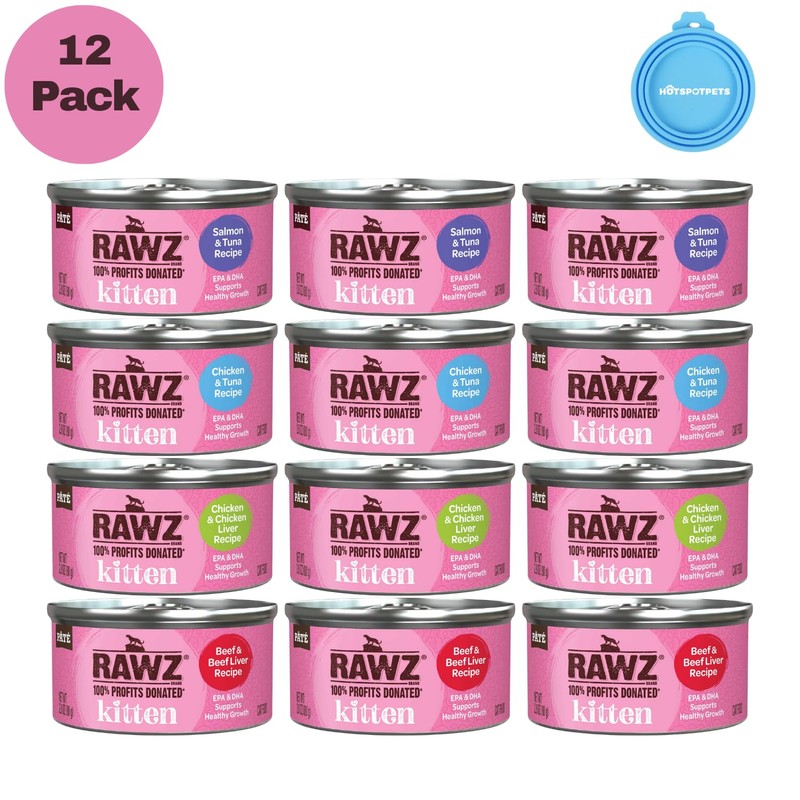 Rawz awz Natural Premium Kitten Pate Canned Cat Wet Food