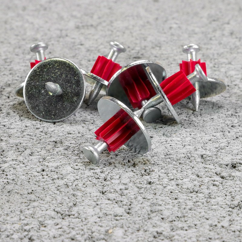 Freeman Single Pin Concrete Nails with Washers | 1" |