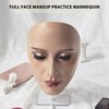 Makeup Practice Face Board 5D Silicone Mannequin Face for Eyes