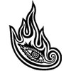 Tool Flaming Eye Rock Band Vinyl Decal Sticker- 6" Tall