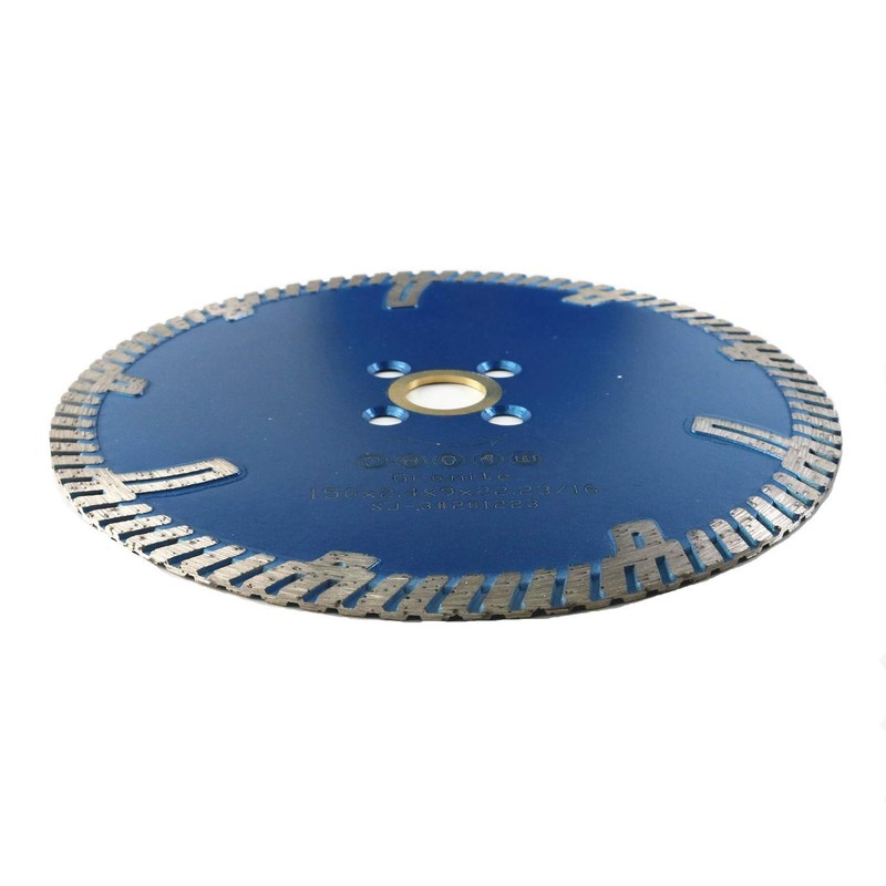 Mostartools 6 Inch Wet/Dry Turbo Diamond Cutting Blade for Granite