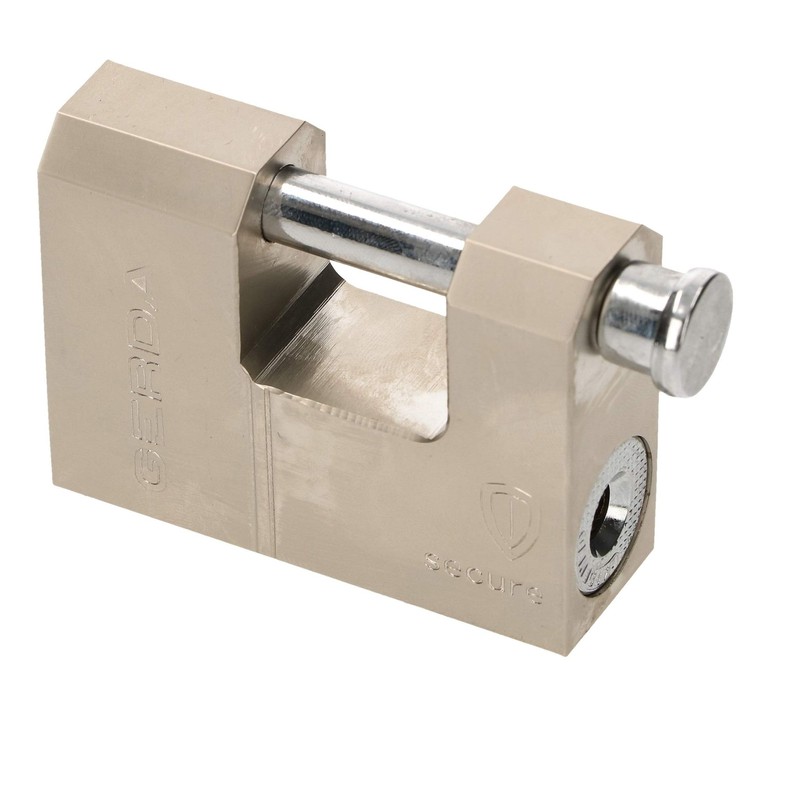 KOTARBAU® Reinforced Brass Padlock 60mm Monoblock Padlock with Bolt Burglary