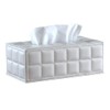 Charmoon Tissue Case, Box Included, Leather, Durable, Waterproof, Simple, Scandinavian,