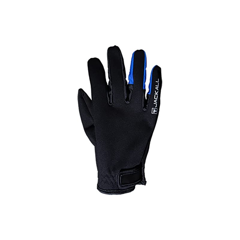 JACKALL Versatility Gloves, Five Fingers, Blue, M
