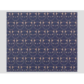 Cat Themed Wrapping Paper | Gift Wrap for Cat Lover | Very Striking Pattern Repeat - 2 Sheets 2 Tag