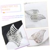 minkissy 2sets Silver Bangle Bracelet Fashion Jewelry Hollow Design Luster