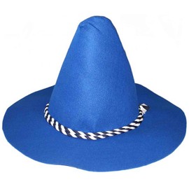 German Wear Traditional Bavarian Felt Hat Bavarian Seppl Hat Royal Blue, royal blue