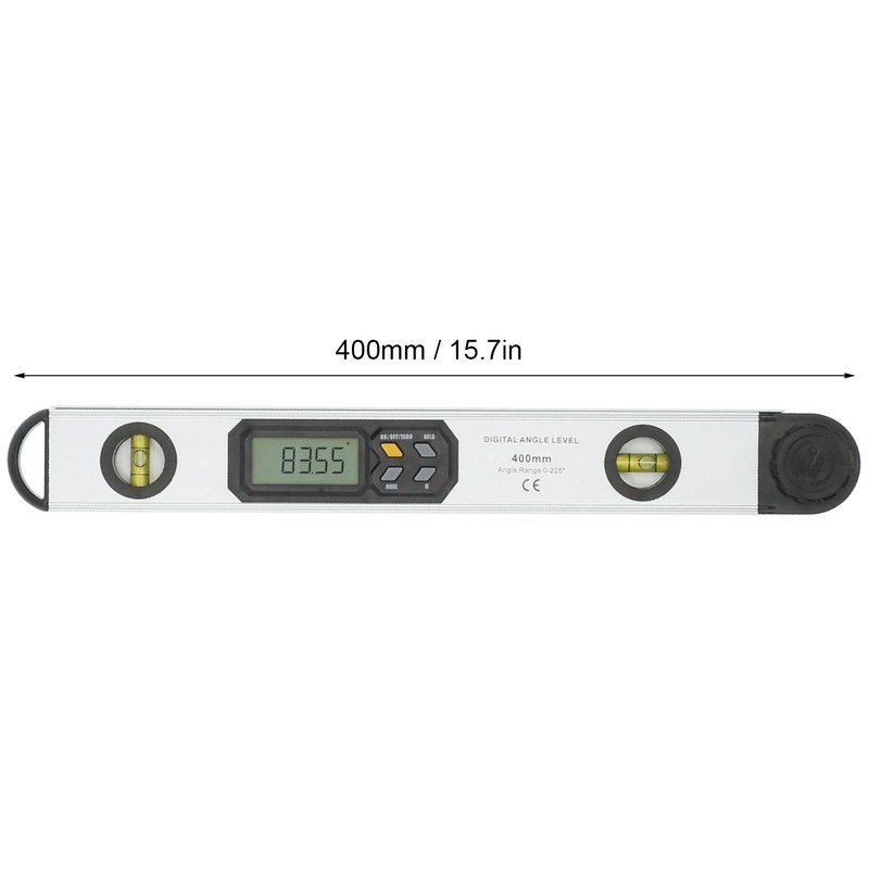 Digital Angle Ruler 2in LED Electronic Level Protractor Measuring Tool