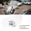 Motorcycle Universal Adjustable Windscreen Wind Deflector Windshield