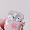 MINSCOSE Compatible with AirPods 1&2 Clear Case, Cute Flower Pattern