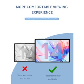 [2 Pack] Screen Protector for TECLAST P30 Android 14 Tablet 10 inch Tempered Glass Film Compatible with TECLAST P30 10.1 Inch 2024 Anti- Scratch Sensitive Dropproof Screen Protector for TECLAST P30