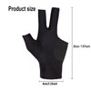 4 Pcs Billiards Gloves,Three Finger Gloves Snooker Gloves,Left Hand Pool
