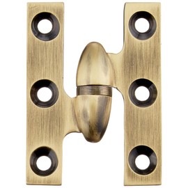 Deltana OK2015U5-L Solid Brass 2-Inch x 1/2-Inch Olive Knuckle Hinge