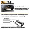 Stainless Steel Car Exhaust Tip, 2.5" to 3.3" Adjustable Chrome-Plated