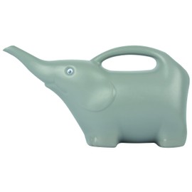 Elephant Watering Can, Plastic, Gray