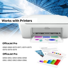 Ubinki Compatible Ink Cartridge Replacement for HP 902XL 902 XL Combo Pack Ink Work with Officejet Pro 6978 6968 6970 OfficeJet 6968 6962 6975 6960 6950 6954 6951 6956 6961 6963 Printer (Black Color)