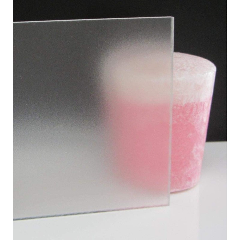 1/4" (6mm) Frosted Matte Cast Acrylic Sheet 12"x12" Cast Plexiglass