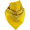Harrys-Collection Men's Neckerchief - Yellow - Yellow - One size