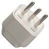 3 Pin Italian Universal Plug Adapter - Grounded Plug Adapter - Best Universal Plug Adpater for Italy - 2 pcs Pack
