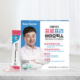 Real Doctor Pro-Prebiotics Whole Family Lactobacillus Lactobacillus Gasseri Zinc Selenium 30 Packets, 1 Piece / 리얼닥터 프로프리바이오틱스 온가족 유산균 락토바실러스 가세리 아연 셀렌 30포, 1개