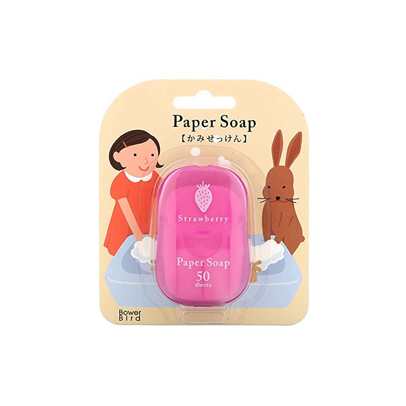Strawberry Scented Paper Soap