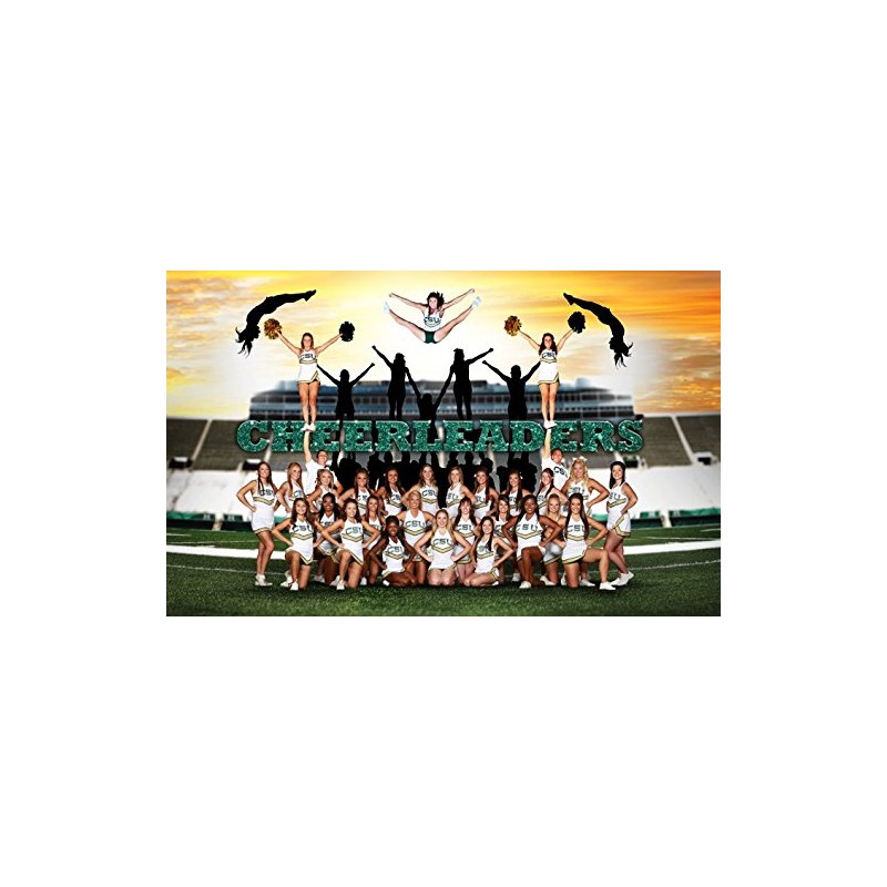 13'' Cheering Squad Spirited Fun Cheerleading Kit Cheer Poms Pack
