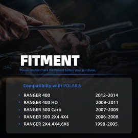 Fuel Pump for Polaris Ranger 500 Carb 2007-2009 Ranger 500 2X4 4X4 2006-2007 Ranger 500 2X4 4X4 6X6 1998-2005 Ranger 400 2012-2014 Ranger 400 HO 2009-2011 4011545 4011492 4010658 4170020