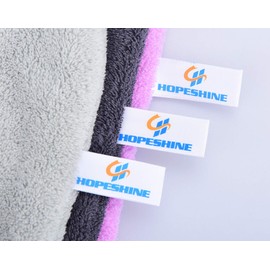 Hopeshine - Toalla de secado de pelo para mujer, suave toalla de microfibra para turbante de pelo de secado rápido, gorro ultraabsorbente, gran regalo para mujeres (3 unidades, gris oscuro + gris + morado)