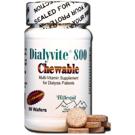 Dialyvite 800 Chewable - 90 Wafers (Renal Supplement)
