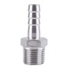 Male Threaded SS304 Stainless Steel Barb Hose Pipe Fitting Tail