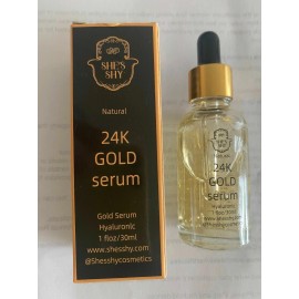 SHES SHY 24K GOLD Serum Hyaluronic 1floz/30ml Acid buy one get one free Anti-Aging Wrinkl