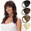 Luxiremi Clip-In Real Hair 100% Remy Normal Fringe Bangs Extensions