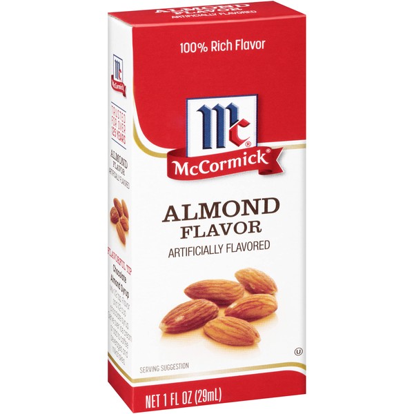 McCormick Imitation Almond Flavor, 1 fl oz (Pack of 6)