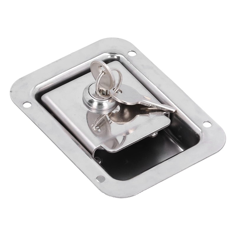 Door Lock, Trailer Lock, 304 Stainless Steel Anti-Theft Trailer Lock