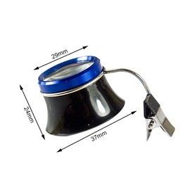 10x Jeweller Loupe Portable Jewelry Eye Magnifier Magnifying Glass for Testingcurrency, Jewelry Identification, Repairing Watch