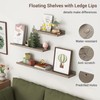 Axeman Picture Ledge Shelf, Floating Shelves 24 Inch Set of