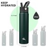 Konokyo Insulated Water Bottle 24oz Stainless Steel Sport Bottles with